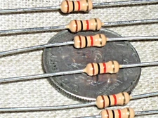 10 1/4W 1K CARBON FILM CF 1  KILO OHM 1/4 W .25 W WATT 5% RESISTOR CFR-25JB-1K0