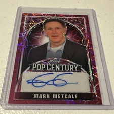 2024 LEAF METAL POP CENTURY MARK METCALF PINK KALEIDOSCOPE AUTO #’d 2/7 BA-MM1