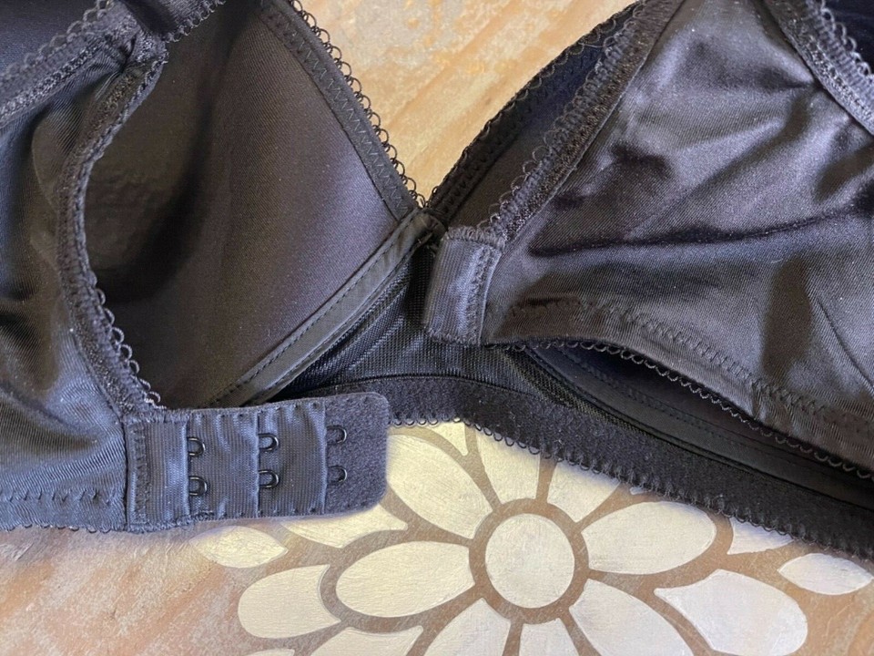Wacoal Black Comfort Bra 38D Side Smoother Wire Free eBay