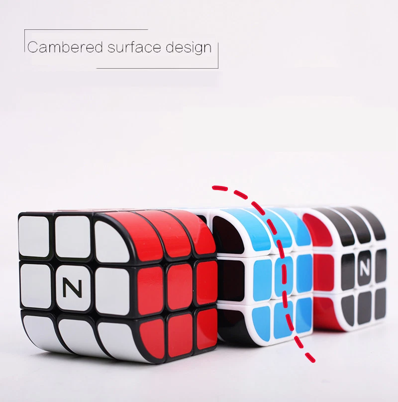 Z-CUBE Penrose Black White ZCUBE Speed Magic Cube Twisty Puzzles Toy Gifts - Image 3 of 4
