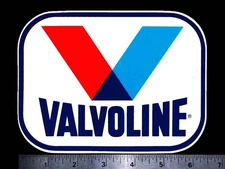 VALVOLINE - Original Vintage 1980's Racing Decal/Sticker - 6.25 inch size