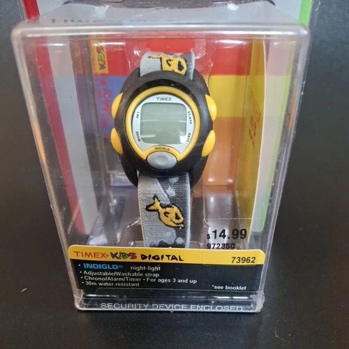 Timex Kids Digital Watch Fish Ocean Theme Indiglo 2003 NEW Vintage
