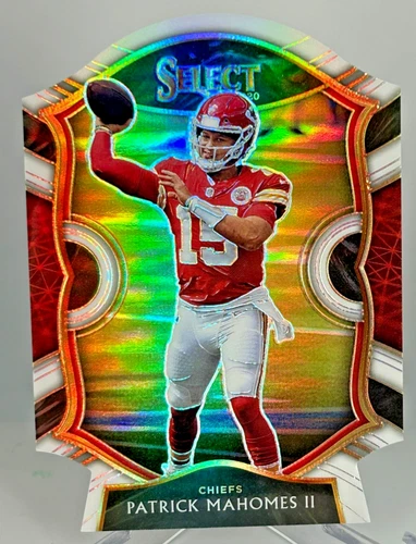 2020 Panini Select #2 Patrick Mahomes II White Prizm Die Cut