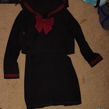 Pre-Owned Cosplay Red/Black Sailor Suit (Made...