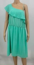 Monteau Womens Flutter Neckline Dress, Size 2X