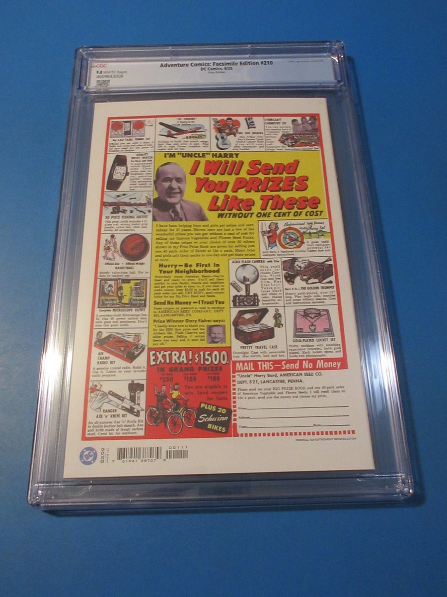 Adventure Comics #210 Facsimile Reprint Superman 1st Krypto CGC