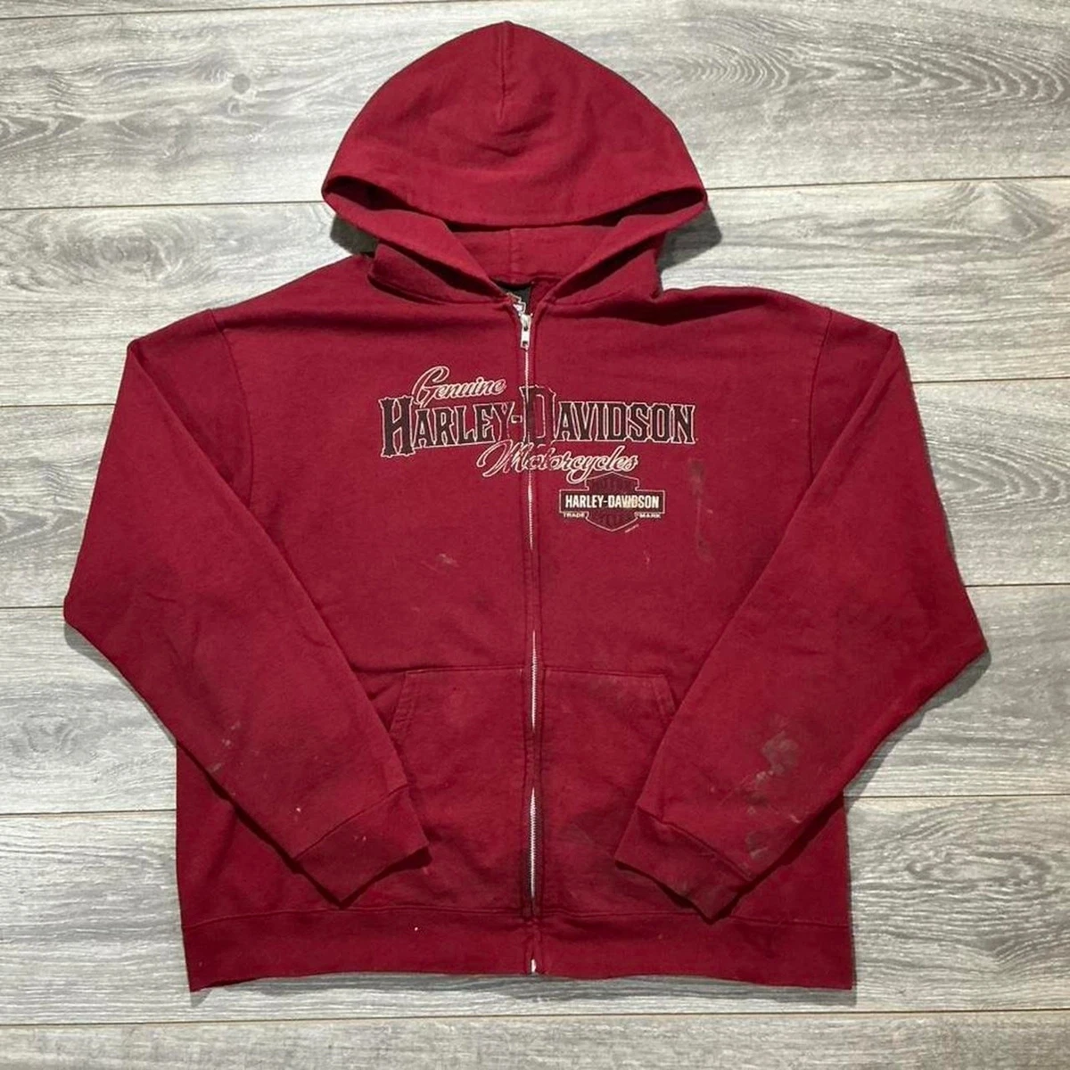harley davidson zipper hoodie products for sale | eBay