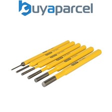 Stanley 6 Piece Punch Set 1.5, 3, 4, 5, 6, and 8mm 4-18-226 STA418226