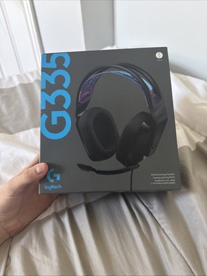 Logitech G335 Wired Gaming Headset Flip Mic, Memory Foam, Black