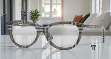 BURBERRY BE2431 4166 Check Lichen Demo Lens 52 mm Women's Eyeglasses