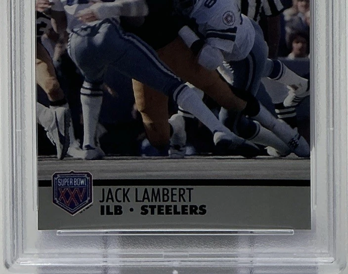 Jack Lambert PSA 10 -1990 Pro Set ‘Super Bowl Superman’ -Steelers, Toughness - Image 3 of 4