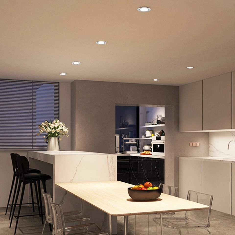 6/12/20x LED Einbauleuchte WarmWeiß 3W Einbauspot CE Einbauleuchte Decken-Spots - Bild 3 von 4