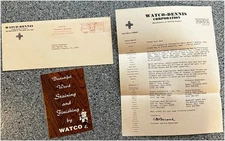 Watco Danish Oil Finish Brochure & Letter 1977