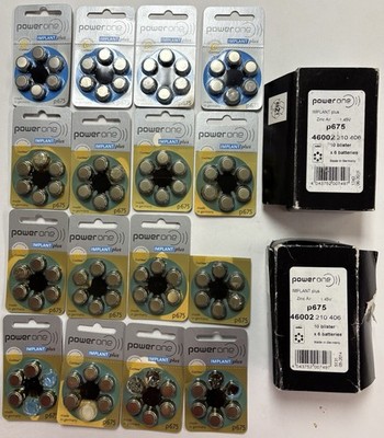 PowerOne Implant Plus Cochler Battery -  P675 Exp 2013, 2014, 2016