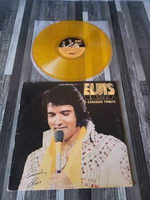 Elvis Presley - A Canadian Tribute 1978 Yellow Vinyl LP RCA KKL1-7065 Album