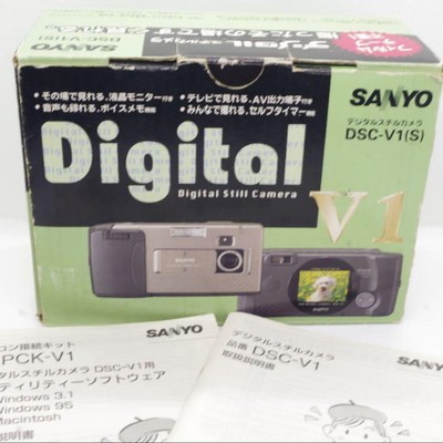 希少美品　SANYO  デジタルスチルカメラ  DSC-V1  単3電池仕様 SANYO - 希少美品 SANYO デジタルスチルカメラ DSC-V1 単3電池