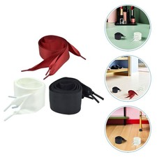 6 Pair Silk Shoelace Set Satin Shoelaces for Sneakers Fashion Flat