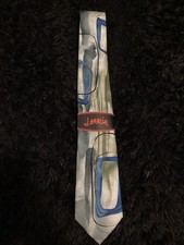 Vintage J. Garcia Tie With 3d Warthog Glasses Design