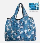 Cute Cool Blue Snoopy Eco-Friendly Reusable Folding Nylon Shopping Bag Gift Hot