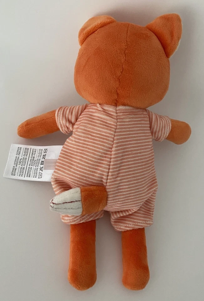 🌟Doudou Peluche Mon Petit Renardeau Mots D'enfants Orange Renard - Photo 2/2