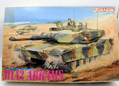 Dragon Modellauto Modellbausatz M1A2 ABRAMS Tank 1:35 Montage