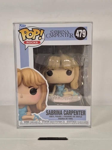 Funko Pop! Rocks Sabrina Carpenter Nightgown Vinyl Figure #479 With Protector