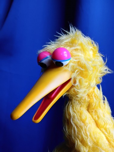 SUPER RARE 1971 SESAME STREET JIM HENSON 18” BIG BIRD TOPPER EDUCATIONAL TOYS - Picture 7 of 15