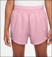 Nike One Training Shorts Dri-Fit Girls Blush Pink NWT MSRP 32 Size S