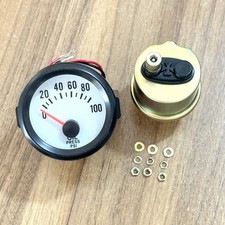 0- 100 Psi Oil Pressure Gauge Meter Kit With Sensor 12v 2 52mm 0- 100 Psi Oil Pressure Gauge Meter Kit With Sensor 12v 2 52mm