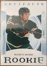 2022-23 Upper Deck Artifacts MARCO ROSSI Rookie Card RC MINNESOTA WILD #186