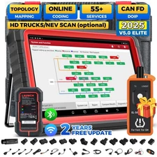 LAUNCH X431 PRO3S+ V5.0 PRO Bidirectional Car Diagnostic Scanner Tool Key Coding