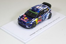 SPARK 1:43 VW Polo R WRC #2 Monte Carlo Rally 2016 Latvala Anttila s4966