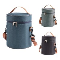 Mittagstasche, Wiederverwendbare Isolierte Lunch-Tasche FüRs BüRo, Marineblau