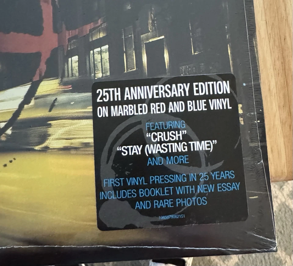 Dave Matthews Band Before These Crowded Streets 25th Vinyl Red/Blue Swirl WH Exc - Image 2 of 3