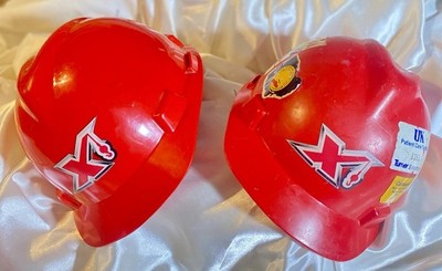 2 Maxim Crane Union Equipment Hardhat Operating Engineers Safety Helmet Hat