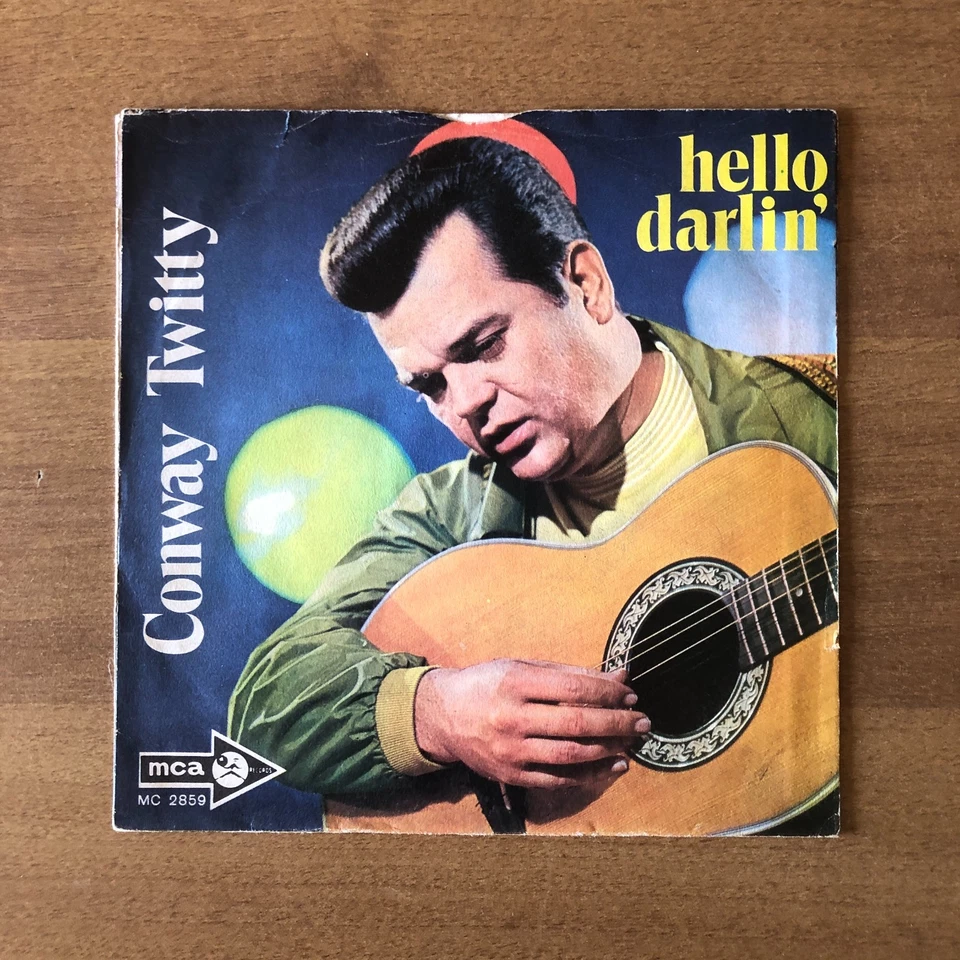# Conway Twitty - HELLO DARLIN' - Promo Italy 1970 [EX+/EX++] (D) 7"-R01934 - Imagen 2 de 4