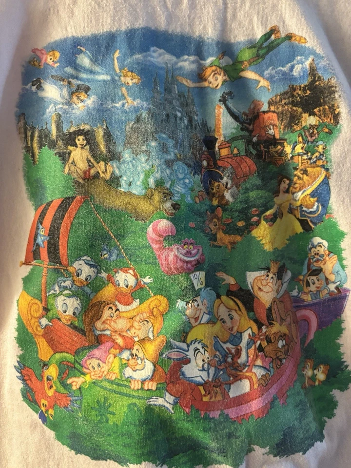 Vintage Early 2000s Walt Disney World Shirt Youth Medium - Image 4 of 4