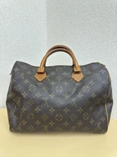 Louis Vuitton Speedy Shoulder Bag 30 Brown Canvas