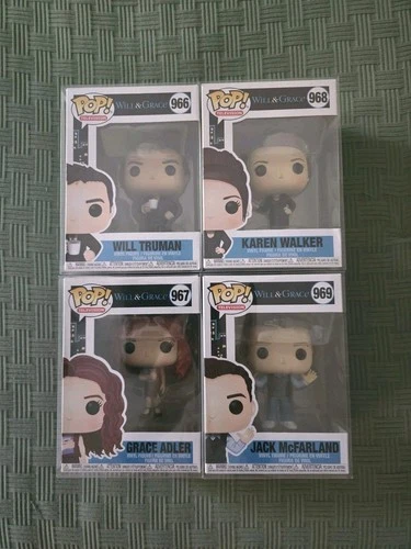 Funko Pop Television Will And Grace Set Of 4 Will Grace Karen Jack