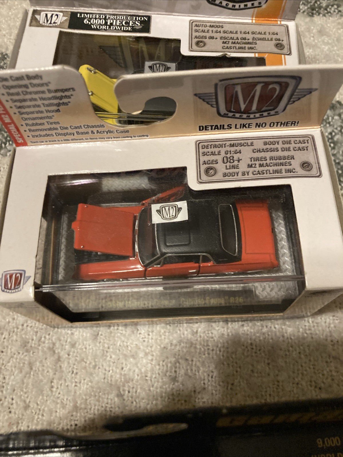 3 M2 Machines 1:64 1957 Chevrolet Sedan Delivery Mercury 1968 Cougar 1971 Camaro thumbnail 11