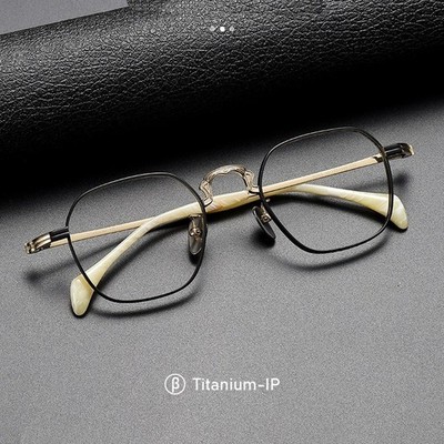 Japanese Pure Titanium Reading Glasses Men Women Readers Matsuda Eyeglass frames
