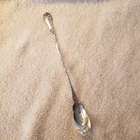 POPPY by GORHAM sterling silver Long Handle OLIVE SPOON R Monogram 8.5"
