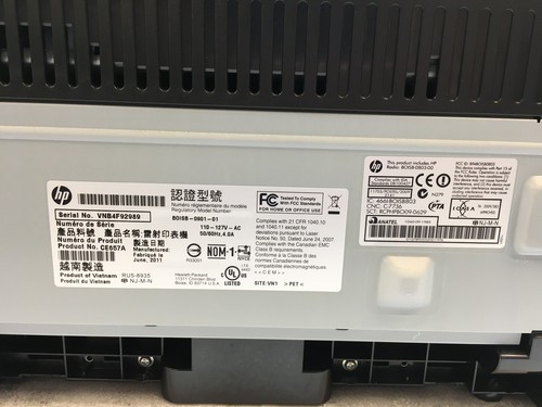 HP LaserJet Pro P1102w Monochrome Laser Printer WiFi 10.8K Pg Ct Toner Included - Afbeelding 5 van 9