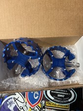 Tech Pro Round BMX Pedals 9/16 BMX 6061 billet aluminum body stainless hardware