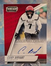 COBY BRYANT 2022 Chronicles Threads Draft Picks ROOKIE SIGNATURES INSERT