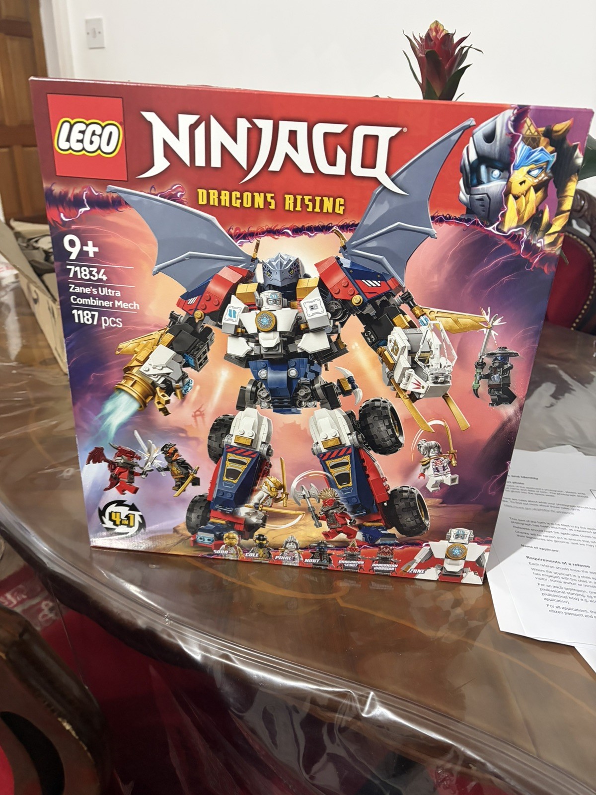 Lego 71834 Ninjago Zane's Ultra Combiner Mech, New Sealed