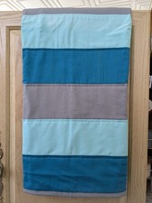 Handmade Baby Quilt Turquoise Gray Teal Dinosaurs 40x35