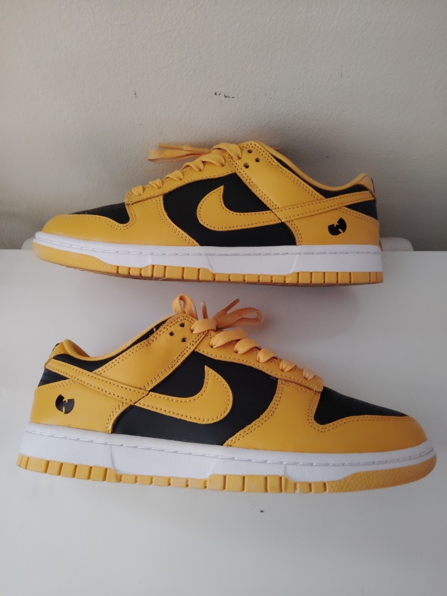 極美品 NIKE DUNK LOW Wu-Tang Clan コラボ 25.5 Custom Nike Dunk Low Wu-Tang Clan Colorblock Yellow Black White