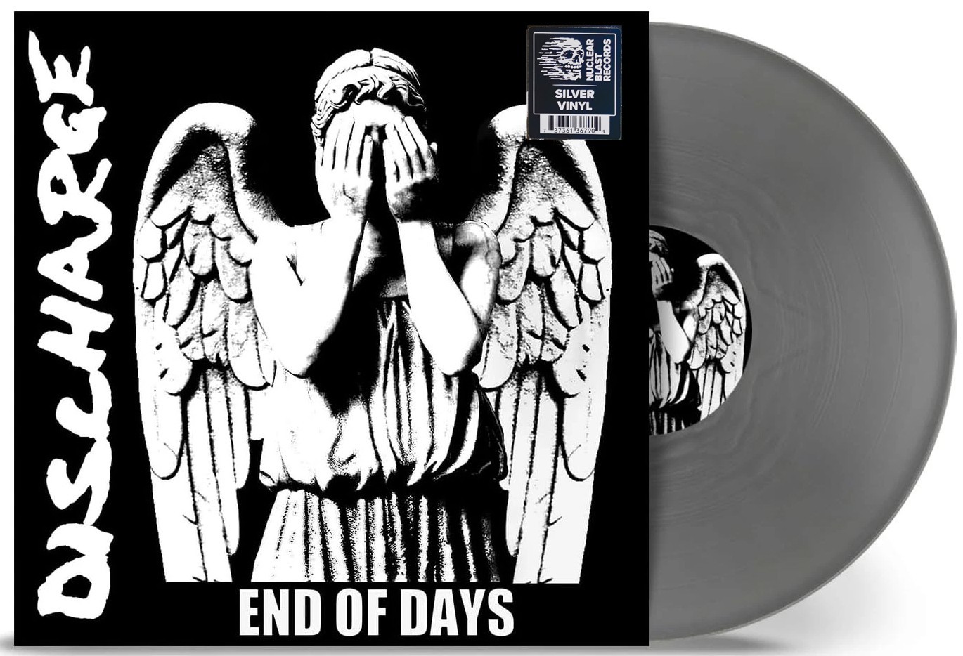 DISCHARGE LP End Of Days Vinyl LP SILVER COLOURED VINYL New SEALED IN STOCK