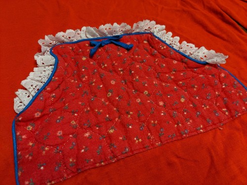 Vintage 80s JCPenney Girls Sleepwear Winter Christmas Red Pajama Gown MEDIUM - Picture 2 of 3
